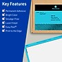 Avery Printable Rectangle Multipurpose Labels, 4.75" x 7.75", Bright Blue, 20/Pack (94255)~#|#~4F2AB30A-179F-4740-AEACC31257E7DF20_sc7