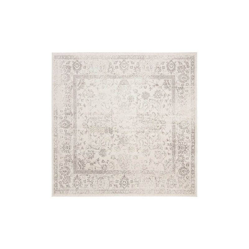 Safavieh Adirondack Collection 6' x 6' Square Indoor Area Rug, Machine Made, Ivory/Silver (ADR109C-6SQ) image 1