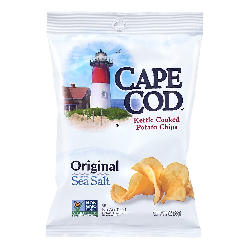 Cape Cod Gluten Free Original Potato Chips, 2 oz., 6/Pack (220-02564) image 1