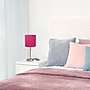 Creekwood Home Oslo 19.5" LED Table Lamp with USB Port, Brushed Steel/Pink Shade (CWT-2012-PN)~#|#~4F4182B4-9B80-4CB1-83682E75D5369630_sc7
