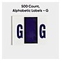 Smead BCCR Labels File Folder Label, G, Violet, 500 Labels/Pack (67077)~#|#~4F4232FF-0681-4CFF-98333B5BD92E3CF7_sc7