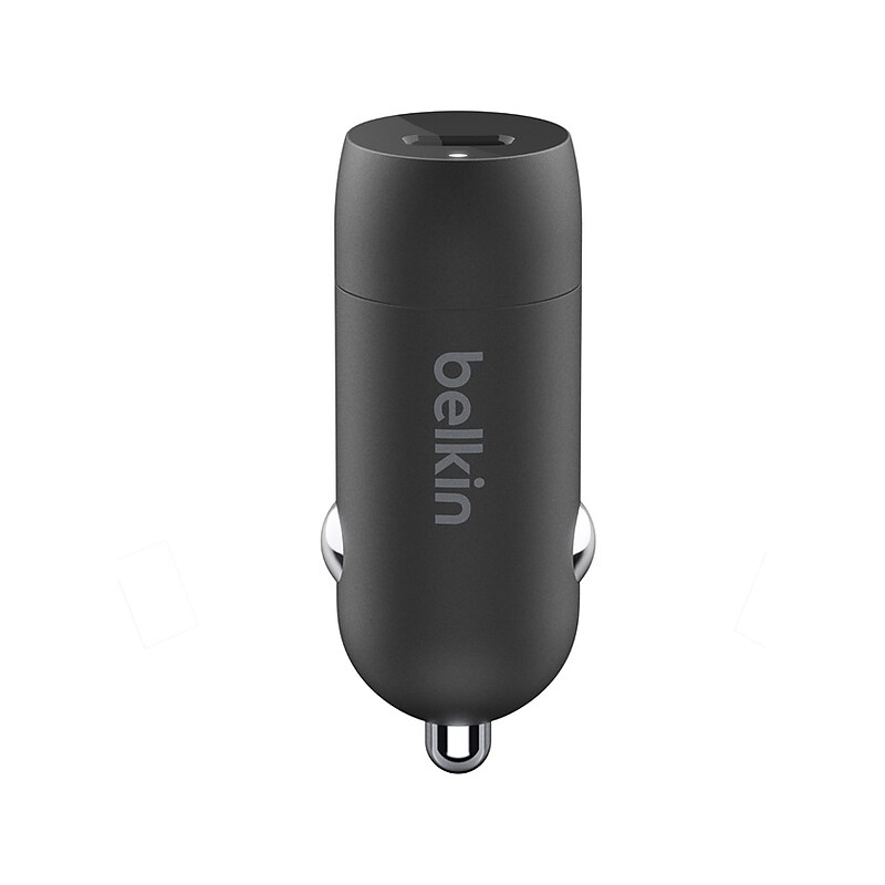 Belkin BoostCharge USB-C Car Charger, Black (CCA004BT1MBK-B6) image 1