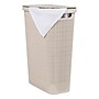 Mind Reader 10.57-Gallon Hamper with Lid, Plastic, Ivory (40FABHAMP-IVO)~#|#~4F484FBE-212B-4D33-9183722F83BD897A_sc7