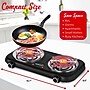 Brentwood 1,100-Watt Countertop Electric Double Burner, Black (TS-363BK)~#|#~4F4C7869-1AC7-4C76-B5528110BB76F132_sc7
