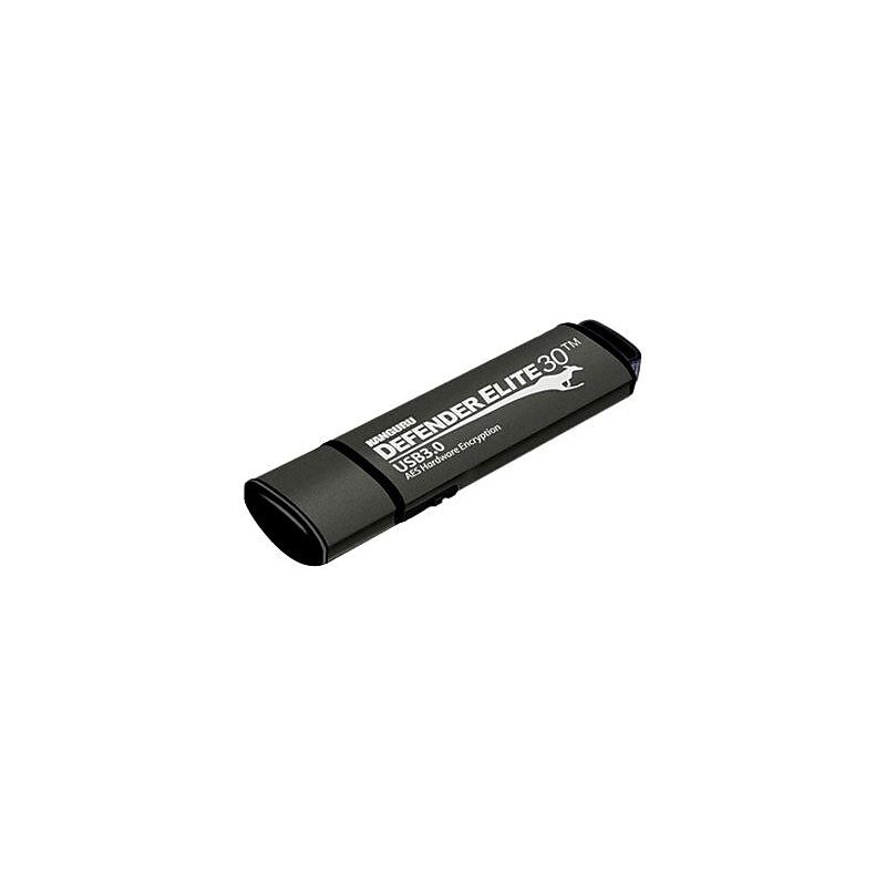 Kanguru Defender Elite30 64GB USB 3.2 Flash Drive, Black (KDFE30-64G) image 1