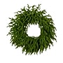 Nearly Natural Pre-Lit Artificial Real Touch Norfolk Island Pine Wreath, 20" (W1391)~#|#~4F5038E9-6AC2-4E3A-A1732671E5B7B655_sc7