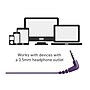 Panasonic ErgoFit Earbuds, Metallic Purple (RP-TCM125)~#|#~4F505677-497F-40BB-B09121F9F6E719A3_sc7