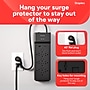 Staples TECH 12-Outlet 2-USB Port Surge Protector, 8', 3900 Joules, Black (ST62774)~#|#~4F51FED5-C6BC-4089-B36FB23C7E0C16B6_sc7