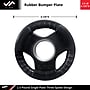 Jfit 2.5 lb. Rubber Bumper Plate, Black (J-RBP2)~#|#~4F561D93-1F18-4003-B3C77B9614DE0B3F_sc7