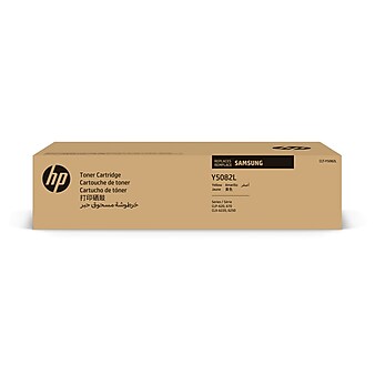 HP Y5082L Yellow Toner Cartridge for Samsung CLT-Y5082L (SU532), Samsung-branded printer supplies are now HP-branded