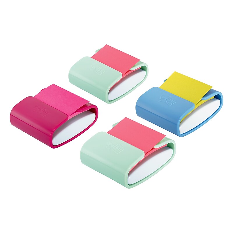 Post-it® Pop-Up Notes Dispenser for 3" x 3" Notes, Assorted Colors (WD-330-COL) image 1