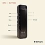 Dictopro X200 Voice Activated Digital Recorder, 16GB, Black (X200)~#|#~4F5F92CD-628D-4697-83E886B0F158932C_sc7