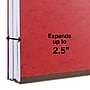 Staples Moisture Resistant Classification Folder, 2-Dividers, 2.5" Expansion, Letter Size, Dark Red, 10/Box (ST614622-CC)~#|#~4F6112F9-1D41-4448-91289992CC6BA087_sc7