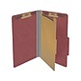 Medical Arts Press Pressboard Classification Folder, 1 Divider, 2" Expansion, Legal Size, Dark Red, 10/Box (DV-T52-14-3ARD)~#|#~4F61FAE8-74CA-42F3-9BC69642B39AE7BF_sc7