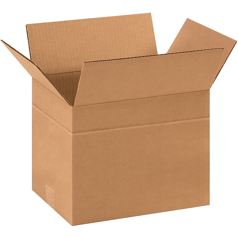 11.75" x 8.75" x 8.75" Multi-Depth Shipping Boxes, 25/Pack (MD1188) image 1