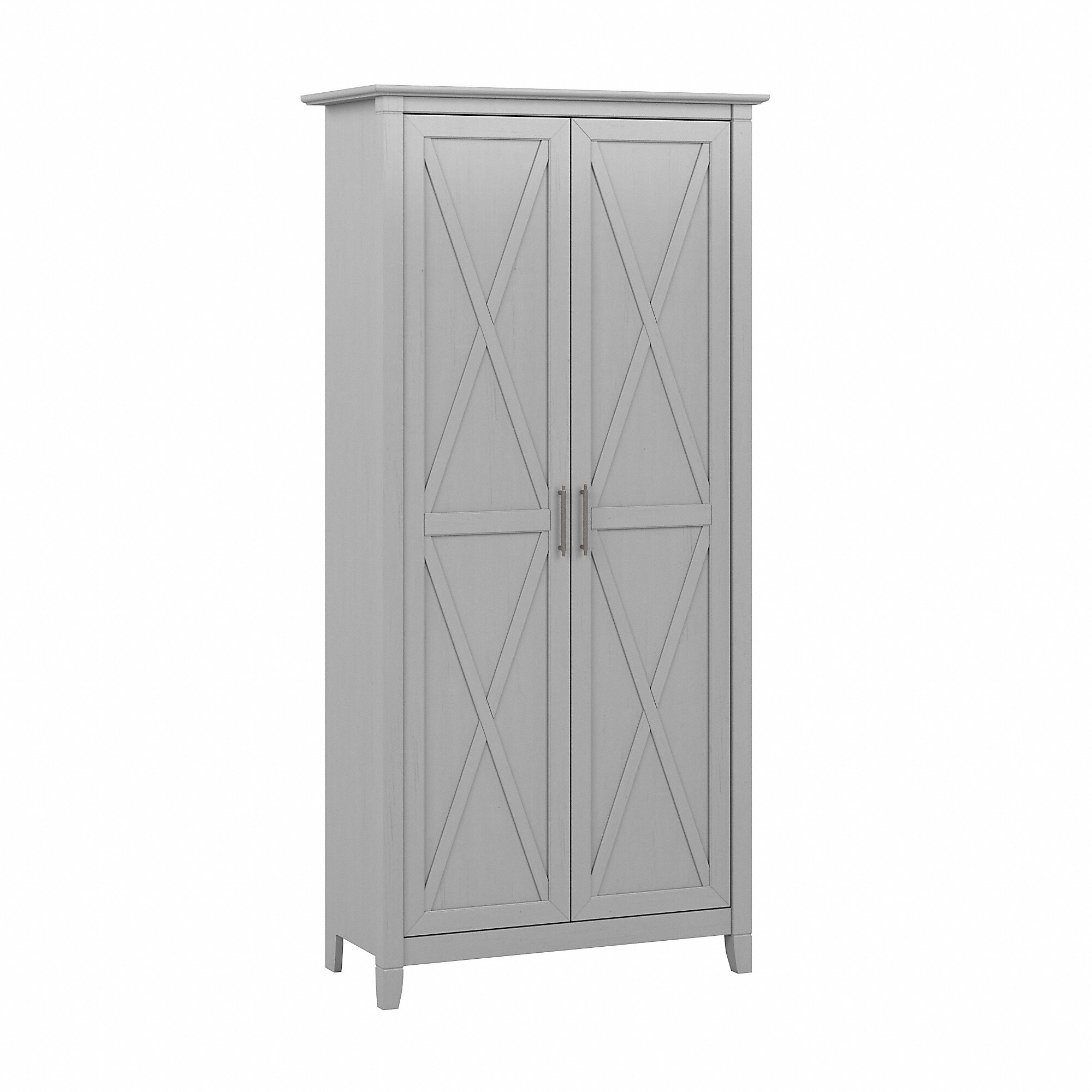 Bush Furniture Key West 66″ Tall Storage Cabinet with Doors and 5 Shelves, Cape Cod Gray (KWS266CG-03) Sansujyuku sansujyuku.com