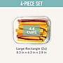 bentgo Glass Leak-Proof Containers, 27.4 oz.,  2/Set (BGPLGLPK5-SA)~#|#~4F672403-42D2-49BA-8D83A6994C680B8C_sc7