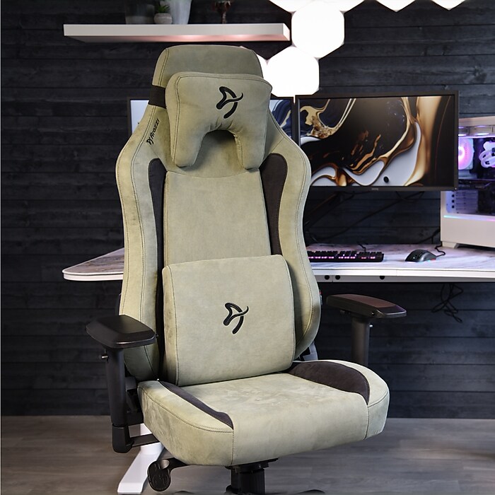 Arozzi Vernazza Supersoft Fabric Ergonomic Racing Gaming Chair