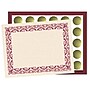 Hayes Art Deco Certificate Set, 9" x 12", Maroon, 110/Set (H-VA439)~#|#~4F6E45B3-B7BA-4AB2-8407C7CEB1662F5A_sc7