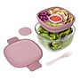 bentgo All-in-One Salad Container, 5-Compartment, Rose, 61 oz. (BGLASSAL-R)~#|#~4F6ED612-4EE9-43B0-B8AB561BC72931E7_sc7