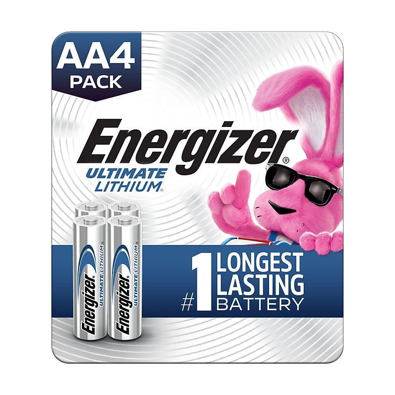 Energizer Ultimate Lithium AA Battery, 4/Pack (L91SBP-4) image 1