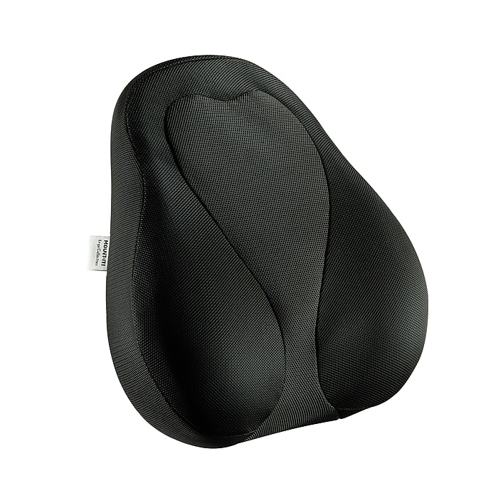 Mount-It! Ergo Collection Memory Foam Curved Back Support, Black