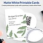 Avery Rectangle Single Rounded Corner Integrated Cards, Matte White, 100/Pack (19479398892)~#|#~4F7DB7D2-2150-42F8-9B0296B855E7CFBF_sc7