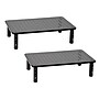 Mind Reader Ventilated Metal Adjustable Monitor Stand, Up to 44 lbs., Black, 2/Pack (4LEGM2PK-BLK)~#|#~4F92D7B1-880F-4AB2-ACEDB96BBF4AFC9E_sc7
