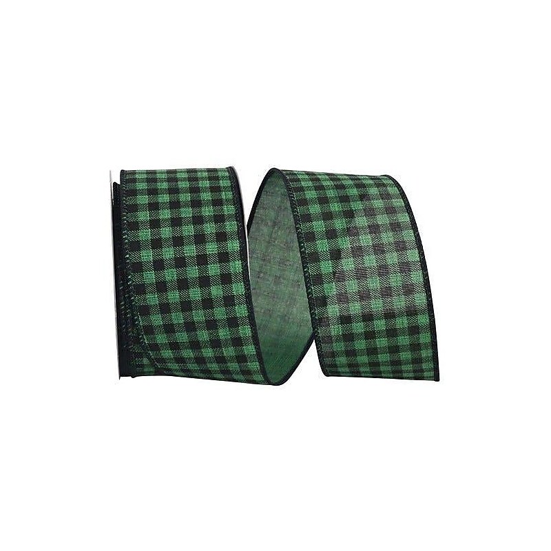 JAM Paper Ribbon, Forest Green/Black Buffalo (52640348888) image 1