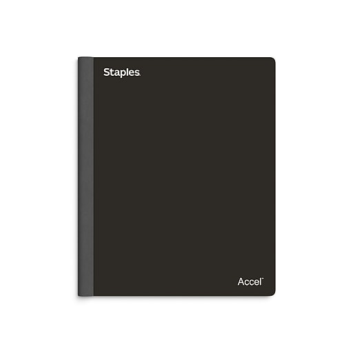 Staples Premium 3Subject Notebook, 8.5" x 11", College Ruled, 150