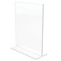 Staples Double-Sided Vertical Sign Holder, 8.5" x 11", Clear, 6/Pack (ST63801)~#|#~4F9AF303-3577-49D6-87C8C252508D0749_sc7