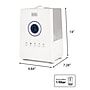 Black & Decker Ultrasonic Cool Mist Tabletop Humidifier, 1.45-Gallon, For Rooms up to 600 sq. ft., White (BUHDR055)~#|#~4F9C2687-4205-4704-9AA7EE0048CC7F4A_sc7