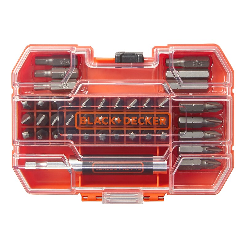 Black & Decker Screwdriver Bit Set, 42 Pieces (BDA42SD) image 1