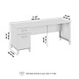 Bush Furniture Somerset 72"W Office Desk with Drawers, Maple Cross (WC81472)~#|#~4F9F05BE-FFC6-4E2D-8BDEDA678EBE564A_sc7