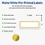 Avery Laser/Inkjet Rectangle Multipurpose Labels, 1" x 2-5/8", White, 160/Pack (S00D16)~#|#~4FA535F1-0883-4954-806CC638DD360A46_sc7