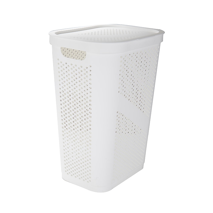 Odonata 75L Slim Laundry Hamper with Lid,Large Foldable Laundry Basket with Removable Bag and Handles Tall Collapsible Dirty Clothes Basket Great for Bedroom, Bathroom, Dorm, College,RV.(Black, 75L