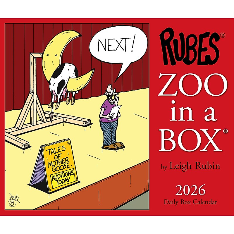 2026 Willow Creek Zoo In A Box 6.2" x 5.4" Day-to-Day Calendar (54543) image 1