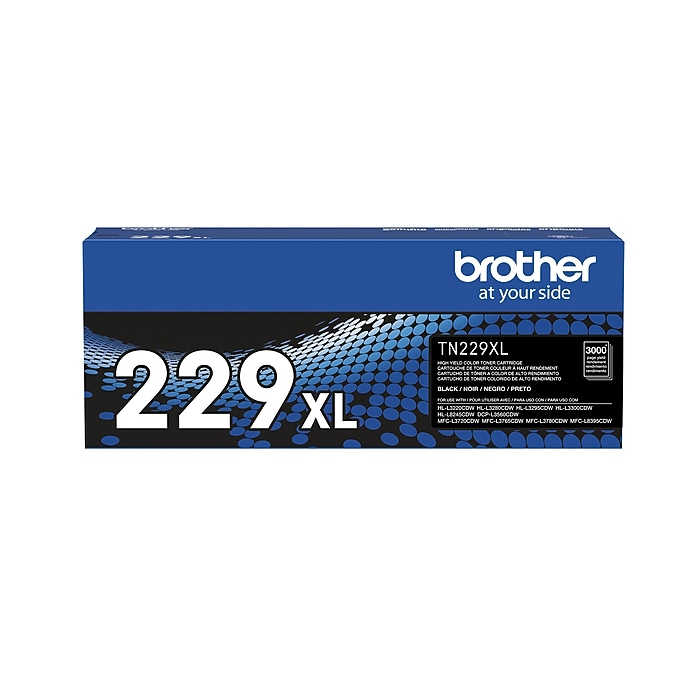Brother TN229XLBK Black High Yield Toner Cartridge | Staples