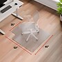 Staples Hard Floor Chair Mat with Lip, 45" x 53'', Clear (20231-CC)~#|#~4FB7CB5D-6795-4A11-AEE784D625DD626C_sc7