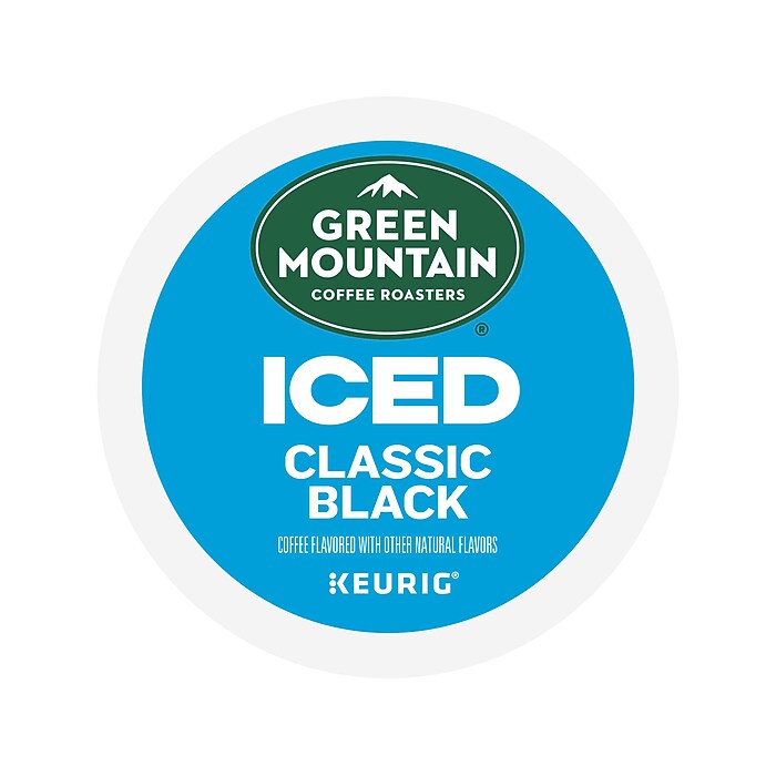 Green Mountain Ground Coffee Green Mountain Coffee Brew Over Ice Classic Black  K-Cups - 72 Count (3 Boxes) Green Mountain K Cups Dark Magic