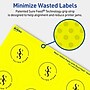 Avery Laser/Inkjet Multipurpose Circle Labels, 2.25" Dia., Neon Yellow, 480/Pack (94510)~#|#~4FC36854-CE26-4CDF-8E765C9D4DBED35D_sc7