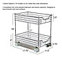 Household Essentials Glidez Metal Organizers, Chrome (62727-1)~#|#~4FC38EC5-996F-4E16-8131EF00611978D9_sc7