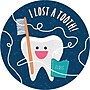 Barker Creek Lost a Tooth Stickers/Badges, 2.37″ Dia., Multicolored, 32/Pack (3200)~#|#~4FC51A95-2370-4EBC-998B2D9CF37784ED_sc7