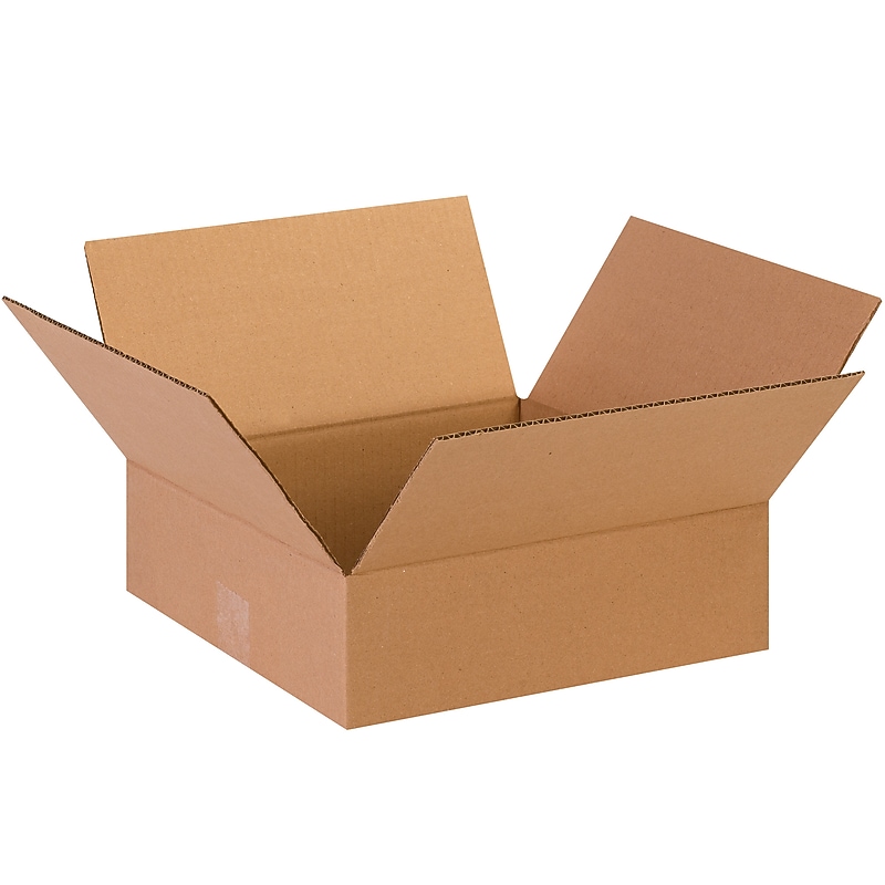 13" x 13" x 4" Shipping Boxes, 32 ECT, 25/Pack (13134) image 1