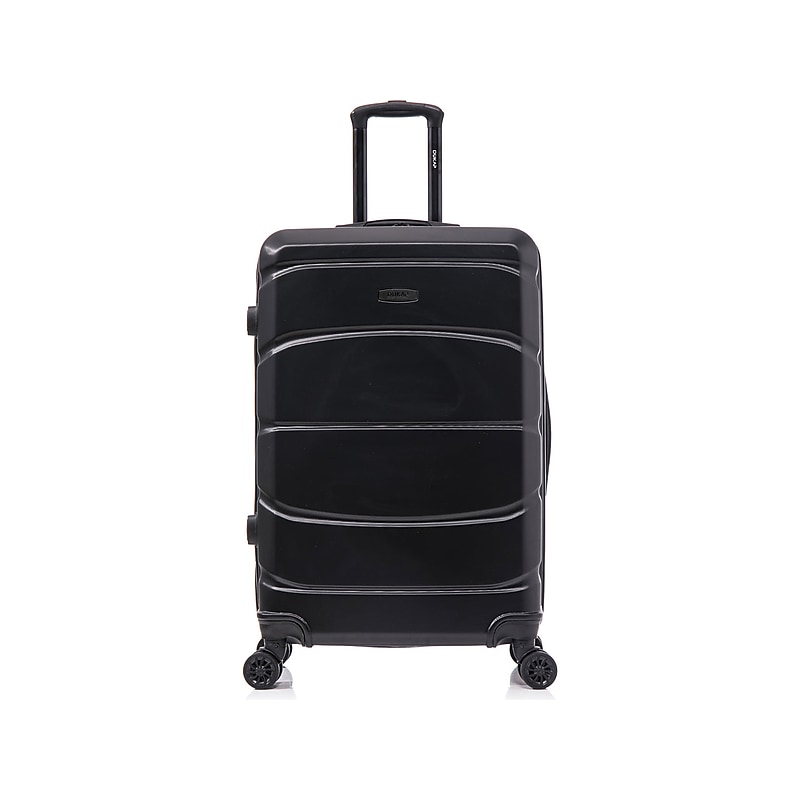 DUKAP Sense 28" Hardside Suitcase, 4-Wheeled Spinner, TSA Checkpoint Friendly, Black (DKSEN00L-BLK) image 1