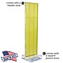 Azar Studio Base 60" x 17" Pegboard Floor Display, Yellow (700770-YEL-6C50)~#|#~4FCC0AC9-12F4-40F6-B7929F79E2067693_sc7