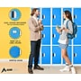 AdirOffice 72"H 3-Tier Blue Storage Locker (ADI629-203-BLU-DL)~#|#~4FD1F2F9-2684-47FC-90B7F315696F2A2F_sc7