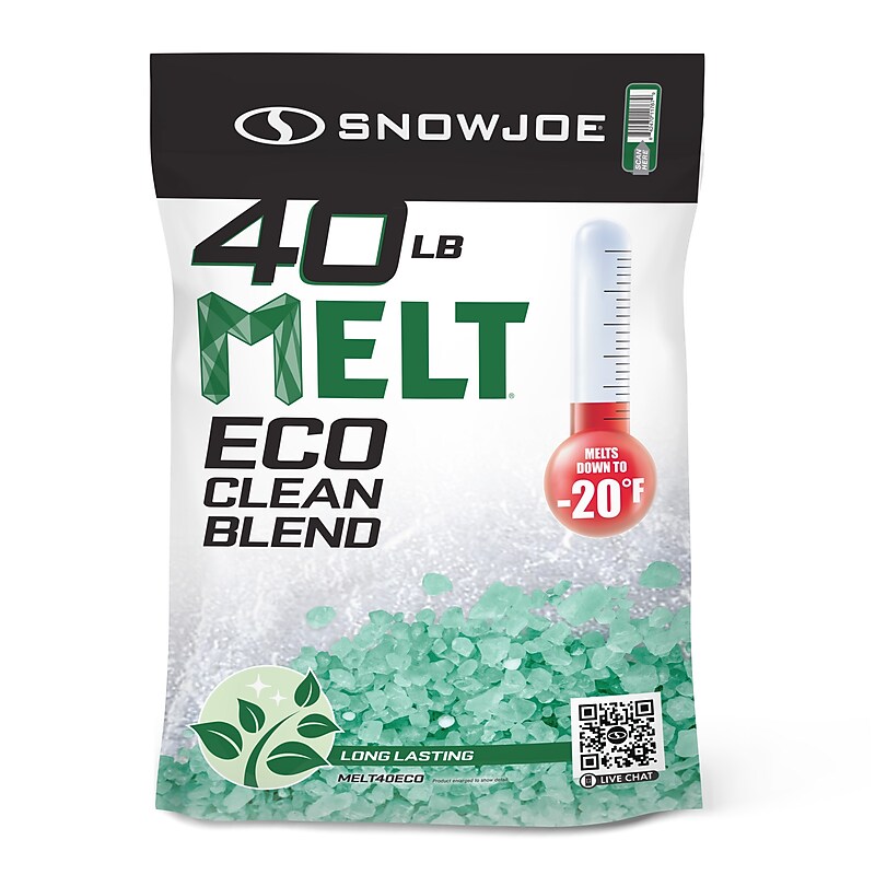 Snow Joe MELT Eco Clean Blend Ice Melt Crystals, 40 lb. Bag (MELT40ECO) image 1