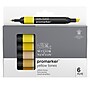 Winsor & Newton Promarker Dual-Tip Alcohol Based Marker, Yellow Tones, 6/Pack (WNX0290157)~#|#~4FDB7623-ABE3-4DD8-9CF790670F1A4BAE_sc7
