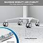 Mount-It! MedHub Mobile Medical Cart Workstation with Tablet Mount and Locking Caster Wheels, White/Grey (MI-16018)~#|#~4FDD9A60-FCDA-405E-BC3FAB4C34F92D60_sc7